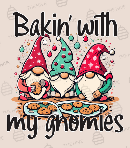 Bakin' With My Gnomies Digital Design