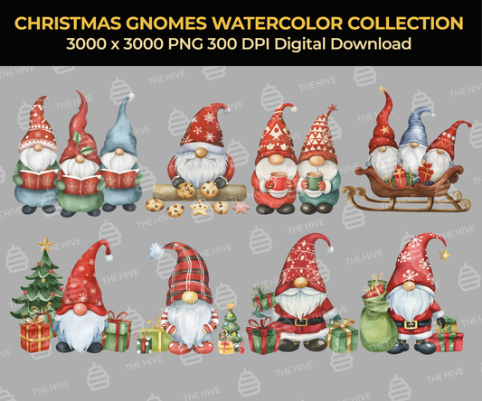 Christmas Gnomes - Digital Collection