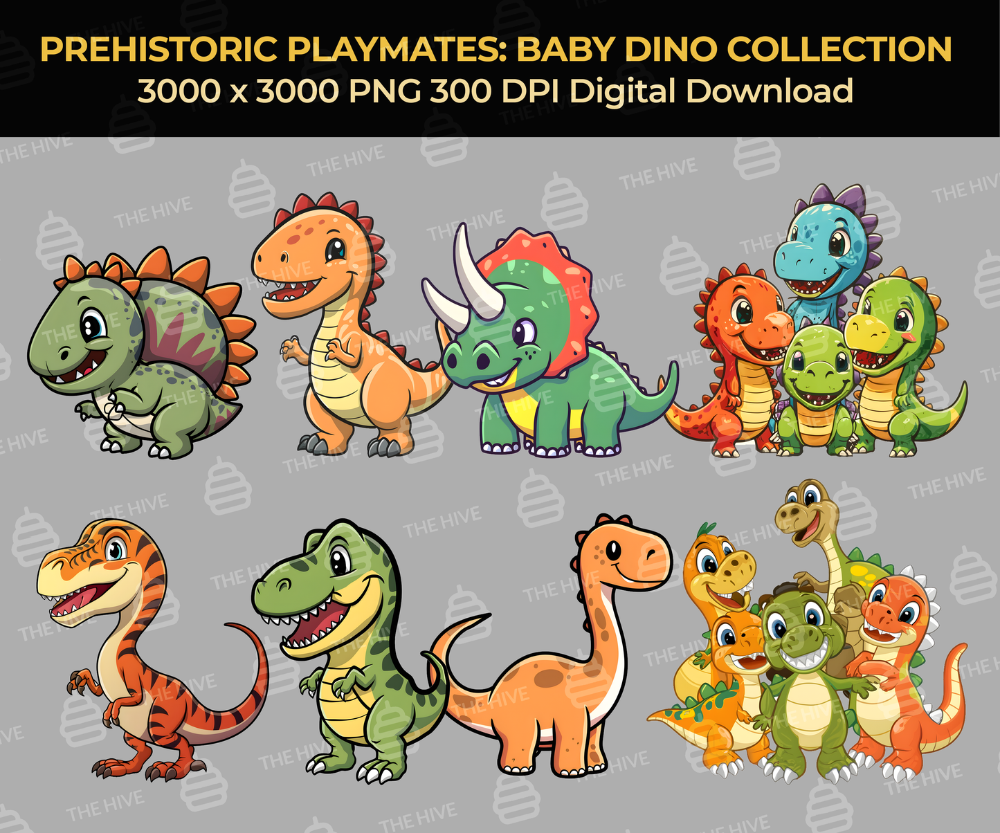 Prehistoric Playmates - Digital Collection